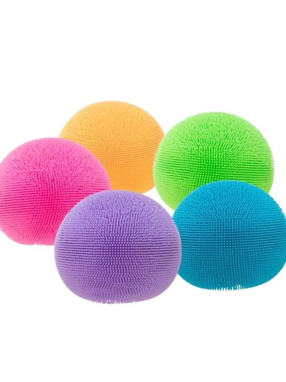 NeeDoh Fuzz Ball - The Velvet Squeeze! Fidget toy - Orange